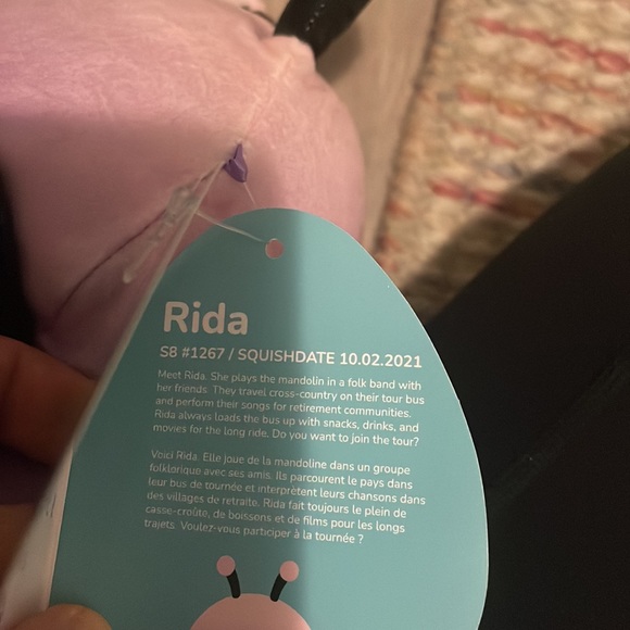 NWT Rida Squishmallow 8” - Picture 3 of 4